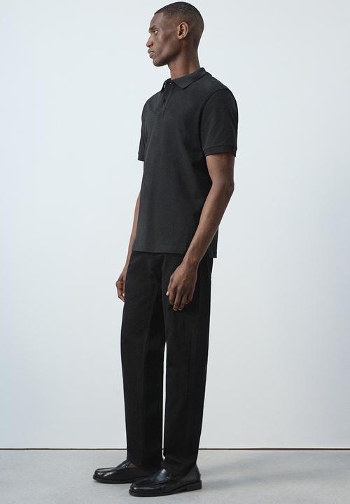 MANGO - Poloshirt Rea - Black