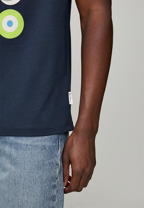 Ben Sherman - Target Shadow Tee Shirt - Navy