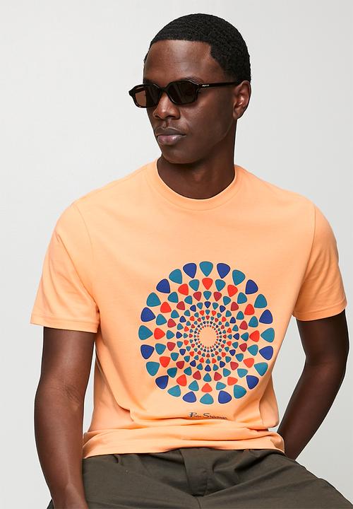 Ben Sherman - Plectrum Target Tee Shirt - Coral Sand