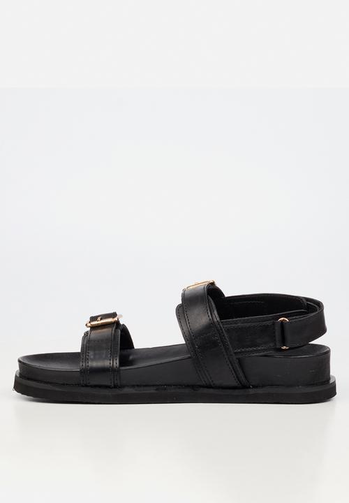 Nicci Tyler - Mariella 1 Leather Slingback Sandal - Black