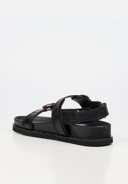 Nicci Tyler - Mariella 1 Leather Slingback Sandal - Black