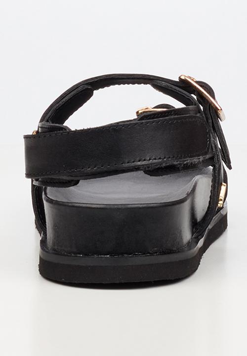 Nicci Tyler - Mariella 1 Leather Slingback Sandal - Black