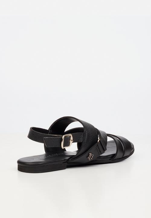 Nicci Tyler - Perla 1 Leather Slingback Sandal - Black