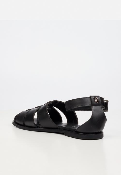 Nicci Tyler - Silvia 1 Leather Fisherman - Black