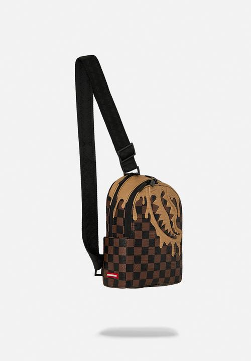 Sprayground - Henny Melt Backpack Sling - Brown Multi