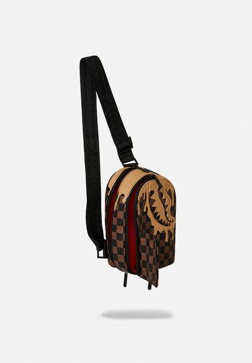 Sprayground - Henny Melt Backpack Sling - Brown Multi