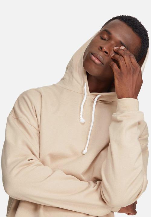basicthread - Oversized drop shoulder pullover hoodie sweat