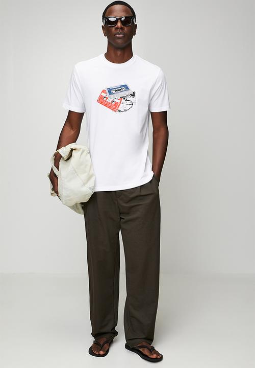 Ben Sherman - Cassette Stack Tee Shirt - White