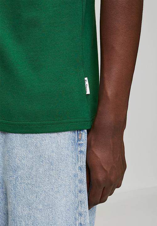 Ben Sherman - Target Towelling Tee Shirt 260Gsm - Forest Green
