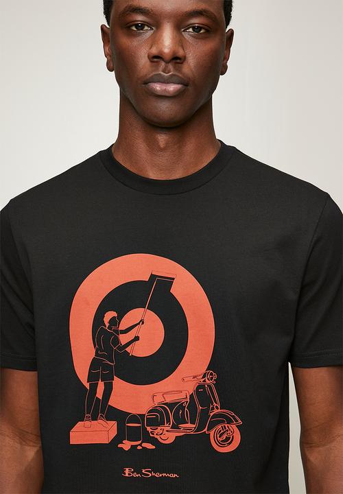 Ben Sherman - Rascal Target Tee Shirt - Black
