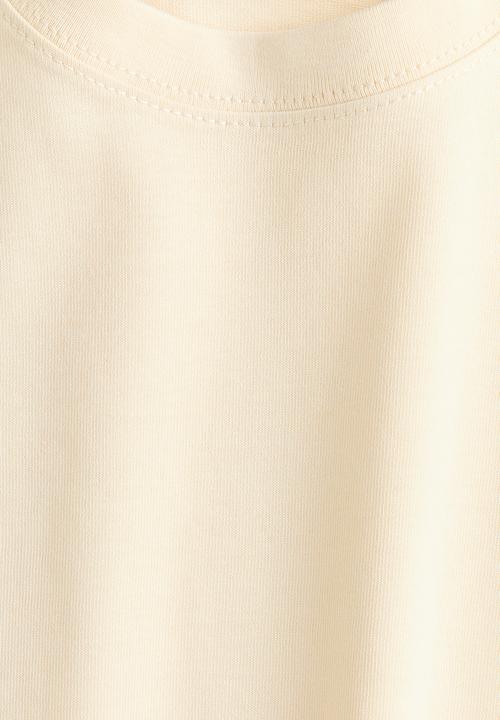 H&M - Boxy t-shirt - pale yellow