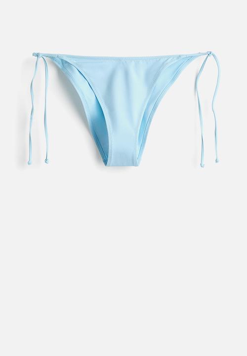 H&M - Tie tanga bikini bottoms - light blue