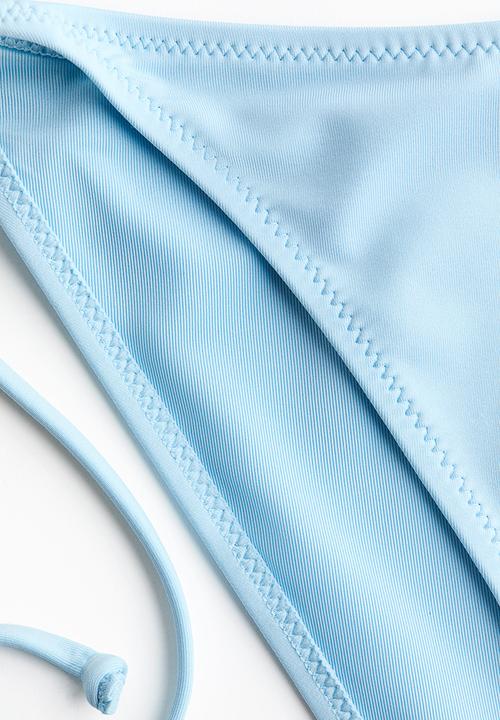 H&M - Tie tanga bikini bottoms - light blue
