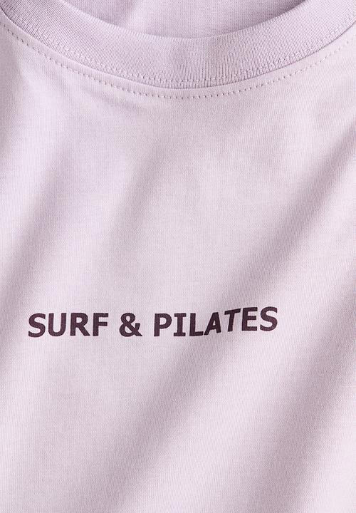 H&M - Oversized t-shirt - light purple/surf