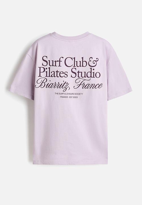 H&M - Oversized t-shirt - light purple/surf