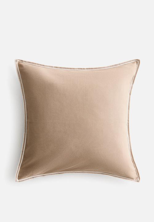 H&M - Cotton canvas cushion cover - beige