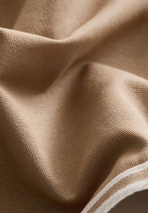 H&M - Cotton canvas cushion cover - beige