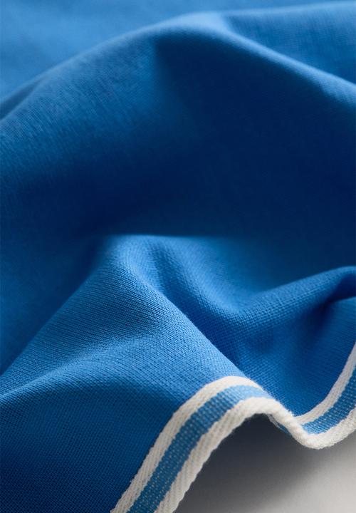 H&M - Cotton canvas cushion cover - bright blue