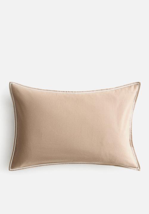 H&M - Cotton canvas cushion cover - beige