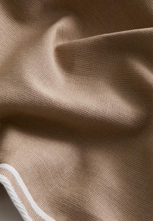 H&M - Cotton canvas cushion cover - beige