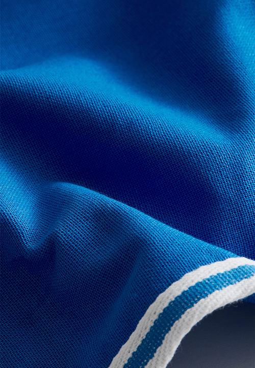 H&M - Cotton canvas cushion cover - bright blue