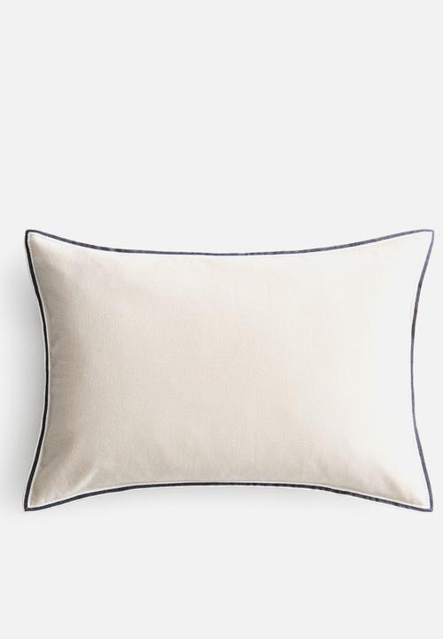 H&M - Cotton canvas cushion cover - light beige