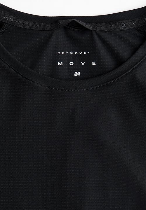 H&M - Sports top with drymove? - black