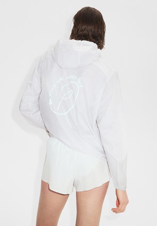 H&M - Loose fit lightweight running jacket with drymove? - light grey