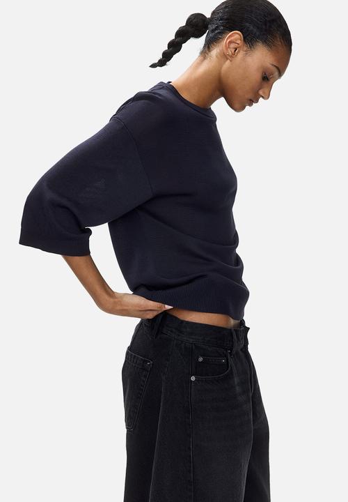 H&M - Fine-knit top - dark blue