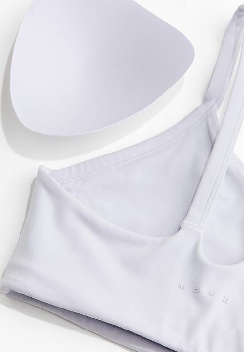 H&M - Medium support sports bra with softmove™ - lilac