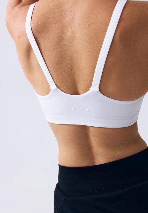 H&M - Medium support sports bra with softmove™ - white