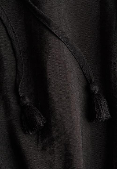 H&M - Tiered-skirt dress - dark grey