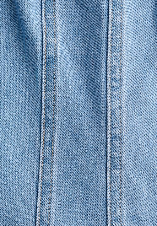 H&M - Denim midi dress - light denim blue