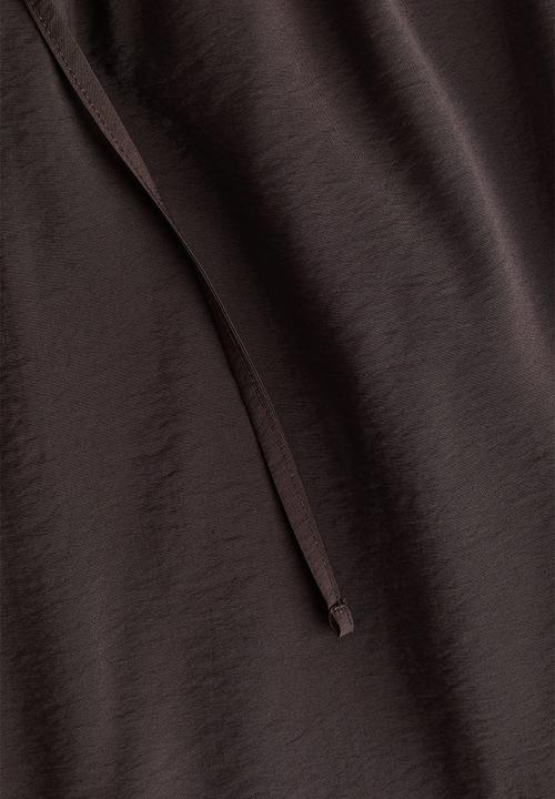 H&M - Wide cargo trousers - dark brown