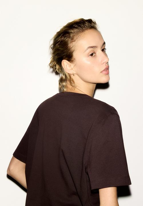 H&M - Printed t-shirt - brown/solare