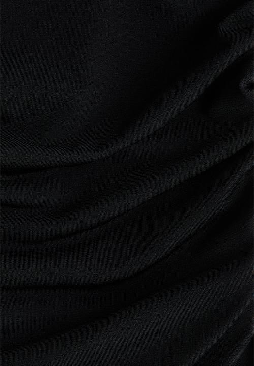 H&M - Draped jersey top - black
