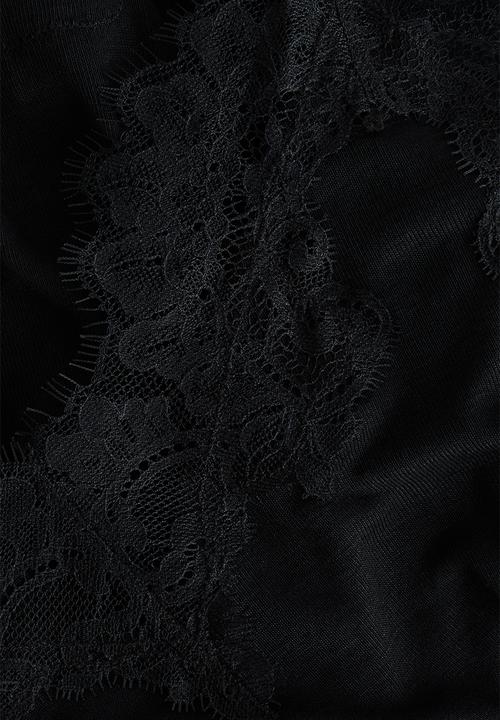 H&M - Lace-trimmed nightslip - black