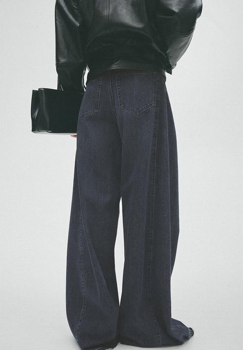 H&M - H&M Studio:  Wide-leg jeans - denim blue