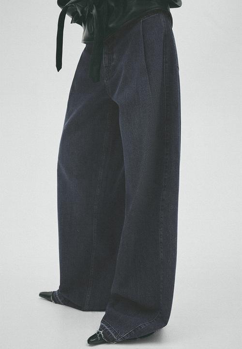 H&M - H&M Studio:  Wide-leg jeans - denim blue
