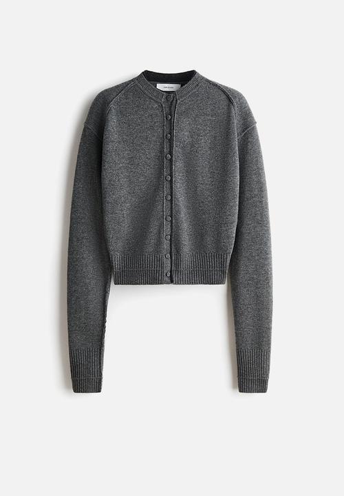 H&M - H&M Studio:  Merino wool cardigan - grey marl