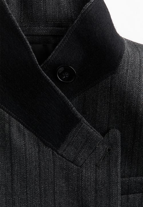 H&M - H&M Studio:  Single-breasted wool blazer - dark grey marl