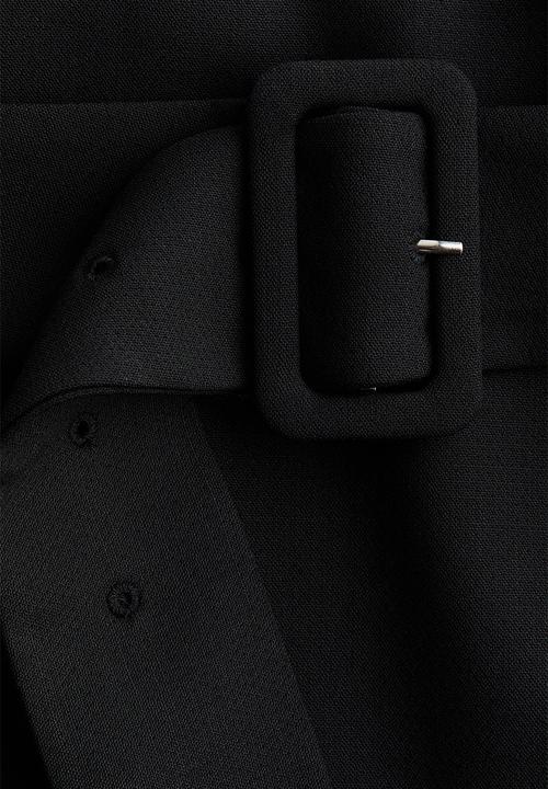 H&M - H&M Studio:  Belted wool skirt - black