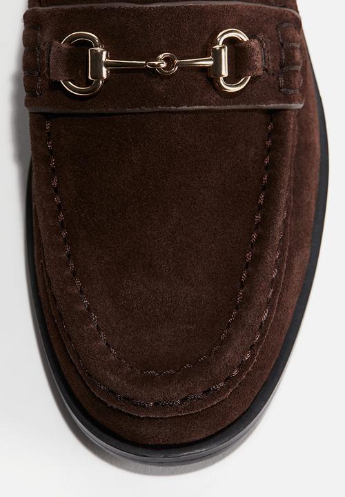 H&M - Suede loafers - dark brown