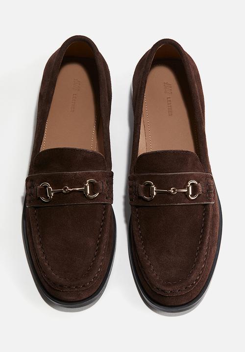 H&M - Suede loafers - dark brown