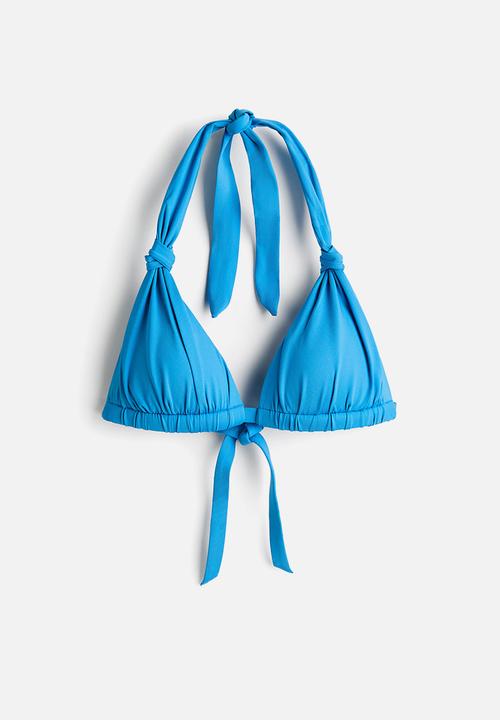 H&M - Push-up triangle bikini top - blue
