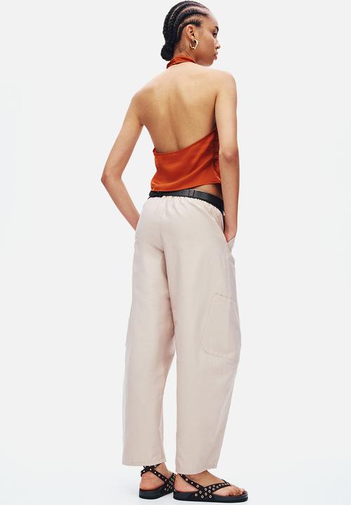 H&M - Balloon cargo trousers - beige