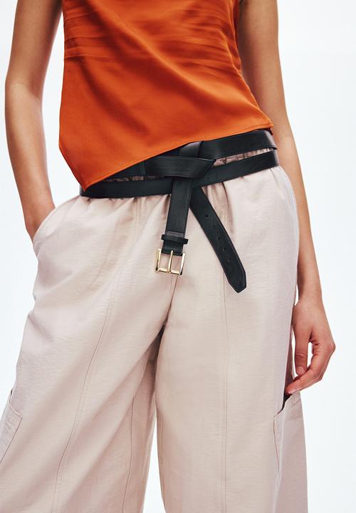 H&M - Balloon cargo trousers - beige