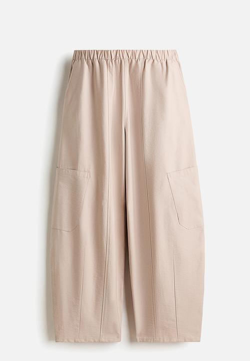 H&M - Balloon cargo trousers - beige