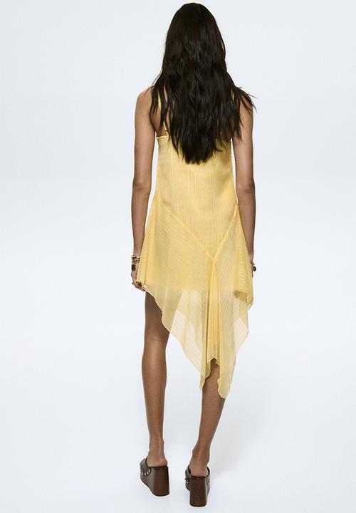 H&M - Shimmering strappy dress - yellow