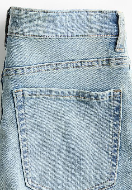 H&M - Flared regular waist ankle jeans - light denim blue